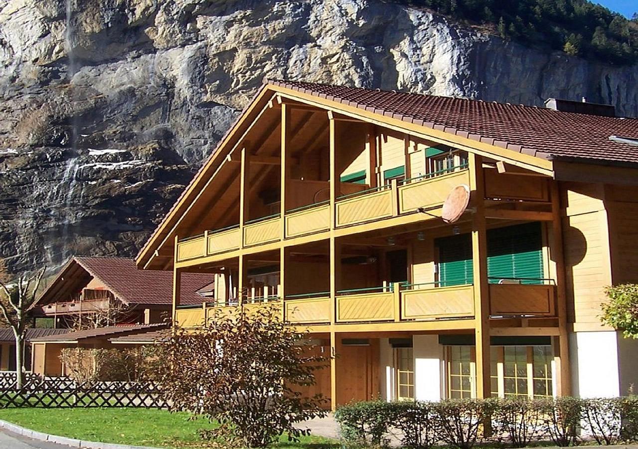 Luxury Family Apartment Lauterbrunnen Exteriör bild